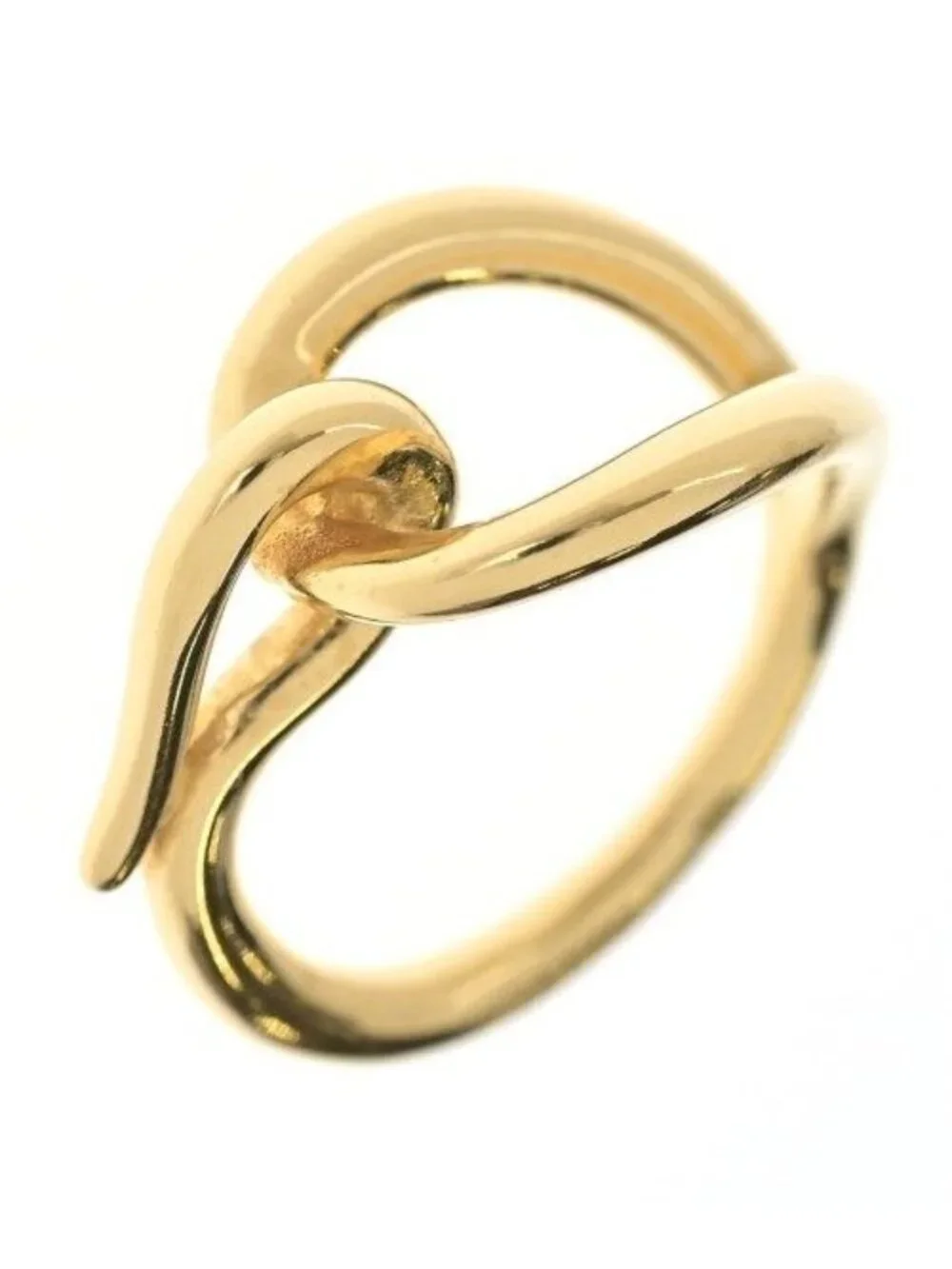 Hermes Scarf Rings Gold